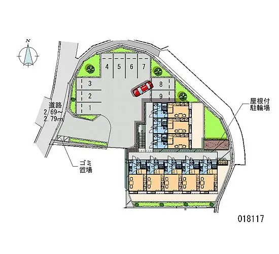 ★手数料０円★枚方市星丘３丁目　月極駐車場（LP）